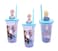 Zak Designs 3Pack Disney Frozen II Elsa 15oz Buddy Sip Tumbler Cup with Lid Straw BPAFree