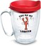 Tervis Friends Lobster Made in USA Double Walled Insulated Tumbler Travel Cup Keeps Drinks Cold Hot 16oz Mug Classic