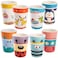 ZEAYEA 8 Pack Kids Cups 8 Oz BPA Free Drinking Cups for Children Reusable Cute Cups Cartoon Tableware for Home School Parties or Outdoor Use Dishwasher Safe