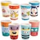 ZEAYEA 8 Pack Kids Cups 8 Oz BPA Free Drinking Cups for Children Reusable Cute Cups Cartoon Tableware for Home School Parties or Outdoor Use Dishwasher Safe