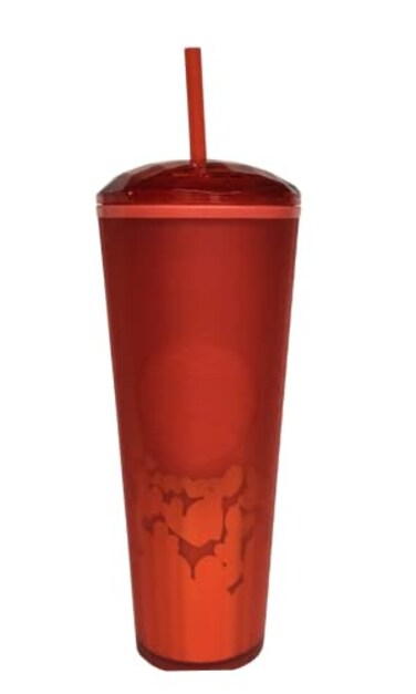 Starbucks 2022 Valentines Day Limited Edition Hearts Ombre Dome Kaleidoscope Tumbler Cold Cup
