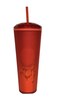 Starbucks 2022 Valentines Day Limited Edition Hearts Ombre Dome Kaleidoscope Tumbler Cold Cup