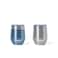 Contigo River North Stainless Steel Wine Tumbler with SplashProof Lid 12oz 2 Pack Dark Ice Stainless Steel