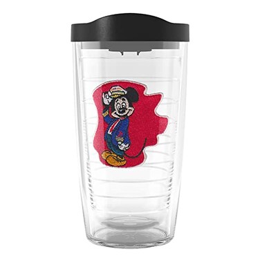 Tervis Disney Mickey Mouse One Walts Plane Pilot Mickey Mouse Triple Walled Insulated Tumbler Keeps Drinks Cold Hot 16oz Classic