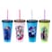 Silver Buffalo Disney Villains 4 pack Color Change Plastic Tumbler Featuring The Evil Queen Cruella De Vil Ursula and Maleficent 24 Ounces