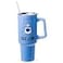 Silver Buffalo Care Bears Grumpy Bear Like I Care Double Walled Stainless Steel Tumbler with Handle and Straw Fits in Standard Cup Holder 40 Ounces