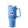 Silver Buffalo Care Bears Grumpy Bear Like I Care Double Walled Stainless Steel Tumbler with Handle and Straw Fits in Standard Cup Holder 40 Ounces