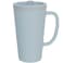 Copco Cone Insulated Travel Mug with Handle 16 oz Double Wall TwistOff SpillResistant Lid Slide Closure BPAFree Cup for Hot or Cold Drinks Microwave Dishwasher Safe Light Blue