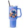 Silver Buffalo Disney Lilo and Stitch Halloween Spooky Pumpkin JackOLantern Double Walled Stainless Steel Tumbler with Handle and Straw Fits in Standard Cup Holder 40 Ounces