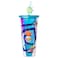 Silver Buffalo Disney Pixar Inside Out 2 Featuring Rileys Emotions Anxiety Anger Joy Fear Sadness and Disgust Iridescent Plastic Cold Cup with Lid and Straw Topper 24 Ounces
