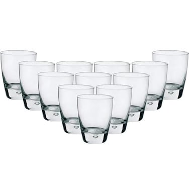 Bormioli Rocco Luna Rocks Glass Set of 12 Clear