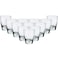 Bormioli Rocco Luna Rocks Glass Set of 12 Clear