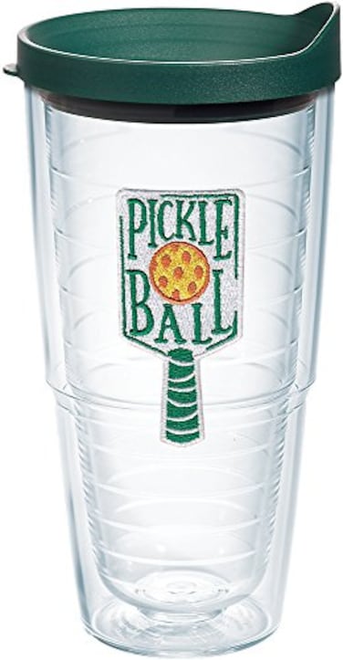 Tervis Pickleball Made in USA Double Walled Insulated Tumbler Travel Cup Keeps Drinks Cold Hot 24oz Classic