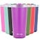 Drinco 20 oz Stainless Steel Tumbler Double Walled Vacuum Insulated Mug With Lid 2 Straws For Hot Cold Drinks 20oz Deep Purple 20oz