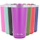 Drinco 20 oz Stainless Steel Tumbler Double Walled Vacuum Insulated Mug With Lid 2 Straws For Hot Cold Drinks 20oz Deep Purple 20oz