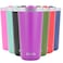 Drinco 20 oz Stainless Steel Tumbler Double Walled Vacuum Insulated Mug With Lid 2 Straws For Hot Cold Drinks 20oz Deep Purple 20oz