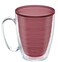 Tervis Clear Colorful Tabletop Made in USA Double Walled Insulated Tumbler Travel Cup Keeps Drinks Cold Hot 16oz Mug Elderberry Wild