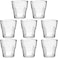 Maredash Rock Bar Stackable Beverage Glasses Set Of 8 Dishwasher Safe Drinking Glasses For Soda Juice Milk Coke Beer Spirits 45oz Durable Tempered Glass Water Tumblers