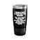 Bubble Hugs Sibling Black Tumbler 20 Oz I Would Fight a Bear for you Brother Quote Mug