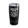 Bubble Hugs Sibling Black Tumbler 20 Oz I Would Fight a Bear for you Brother Quote Mug