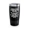 Bubble Hugs Sibling Black Tumbler 20 Oz I Would Fight a Bear for you Brother Quote Mug