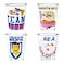 Silver Buffalo Ted Lasso Quotes 4 Pack Mini Glass Set 15 Ounces
