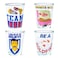 Silver Buffalo Ted Lasso Quotes 4 Pack Mini Glass Set 15 Ounces