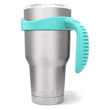 ALAFAT Tumbler Handle for 30 oz Yeti Rambler Cooler Cup Rtic MugOld Style Sic Ozark Trail Grip and more Tumbler Mugs BPA FREE GreenCUP NOT INCLUDE