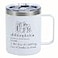 Onebttl Book Lovers Gifts For Women Men Abibliophobia 12 oz 350 ml Insulated Mugs Reading Gift for Book Worm Librarians Readers White