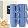 PYRMONT Wheat Straw Cups 16 Oz Alternative Plastic Cups With Handle Dishwasher Microwave Safe Mug Set of 6 Unbreakable Cups Set for PartyCampingFamily DinnerLightblue