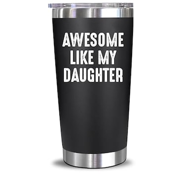 NewEleven Fathers Day Dad Gift Unique Birthday Present Ideas For Father Husband New Papa Bonus Father Step Dad From Daughter 20 Oz Tumbler