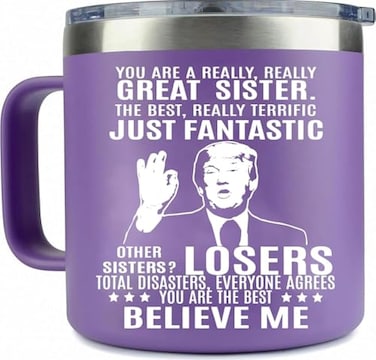 Angie's Box Angies Box 14Oz Funny Sister Gifts for Sister Birthday