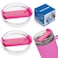 Fabuerdia 40 OZ Tumbler Lid Replacement Compatible for Stanley Quencher 2 Pack Spill Proof Clear Tumbler Covers for Stanley Cup AccessoriesClearHot Pink