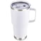 Cool Yoleb 30 oz Tumbler with Handle and Lid Stainless Steel Tumblers Double Wall Vacuum Insulated Travel Mug Leak Proof Cup Keep Drinks Cold and Hot White 1 Pack