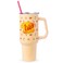 Silver Buffalo Gilmore Girls Lukes Diner Double Walled Stainless Steel Tumbler with Handle and Straw Fits in Standard Cup Holder 40 Ounces