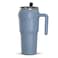 Hydrapeak Roadster 40oz Stainless Steel Tumbler Double Wall Vacuum Insulated Water Bottle With Handle And 2 in 1 Straw Lid Modern Blue
