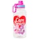 Silver Buffalo Care Bears Featuring Good Luck Bear Grumpy Bear Share Bear and Cheer Bear Twist Spout Plastic Water Bottle with Stickers You Stick Yourself 32 Ounces