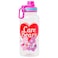 Silver Buffalo Care Bears Featuring Good Luck Bear Grumpy Bear Share Bear and Cheer Bear Twist Spout Plastic Water Bottle with Stickers You Stick Yourself 32 Ounces