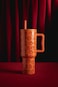 Simple Modern Halloween 40 oz Trek Tumbler with Handle and Straw Lid Cup Holder Friendly Insulated Stainless Steel Travel Mug JackOLanterns