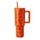 Simple Modern Halloween 40 oz Trek Tumbler with Handle and Straw Lid Cup Holder Friendly Insulated Stainless Steel Travel Mug JackOLanterns