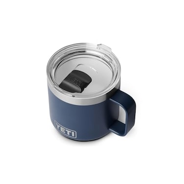 YETI Rambler 14 oz Ceramic Lined Stackable Mug Vacuum Insulated Stainless Steel with MagSlider Lid Navy