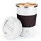CS COSDDI 12 oz Stainless Steel Vacuum Insulated Tumbler Coffee Travel Mug Spill Proof with Lid coffee Cup for Keep HotIce CoffeeTea and Beer 3rd White