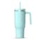 Hydrapeak Voyager 40oz Insulated Tumbler with Handle Straw Lid Leak Resistant Stainless Steel Travel Cupholder Friendly Reusable Water Bottle for Work Gym Class Alpine