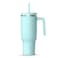 Hydrapeak Voyager 40oz Insulated Tumbler with Handle Straw Lid Leak Resistant Stainless Steel Travel Cupholder Friendly Reusable Water Bottle for Work Gym Class Alpine