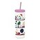 kate spade new york Insulated Tumbler with Reusable Straw 20 Ounce Acrylic Travel Cup with Lid Charmed Library