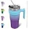 BJPKPK 20 oz Tumbler With Handle And Straw Stainless Steel Insulated Tumbler Cups With LidsOcean Dream