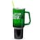 Silver Buffalo Wicked Elphaba Not Your Basic Witch Ombre Double Walled Stainless Steel Tumbler with Handle and Straw Fits in Standard Cup Holder 40 Ounces