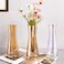 Aoderun Flower Vase for Decor 10 Clear Glass Vase for Centerpieces Large Vases for Flowers Dried Flower Home Decor Living Room Kitchen Office WeddingAmber