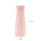 Organza Plus Ceramic Look Plastic Vase Unbreakable Vase for Flowers Woven Dusty Pink Pink Vases Home Decor Party Centerpiece
