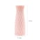 Organza Plus Ceramic Look Plastic Vase Unbreakable Vase for Flowers Woven Dusty Pink Pink Vases Home Decor Party Centerpiece